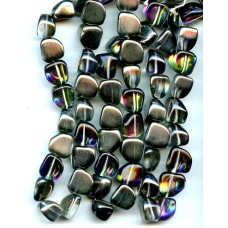 VINTAGE WEST GERMAN SILVER AND VITRIAL BEADS
