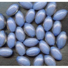 VINTAGE VENETIAN LIGHT BLUE FOOTBALLS