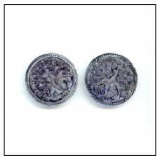 LOVELY VINTAGE GLASS PEACOCK STONES