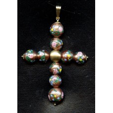VINTAGE VENETIAN FLORAL CROSS