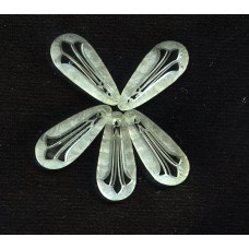 LALIQUE LIKE FROSTED DROPS