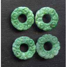 VINTAGE DOUBLE SIDED EMBOSSED RINGS