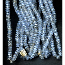 VINTAGE WEST GERMAN BLUE GIVRE RONDELLS