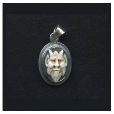 VINTAGE STONE DEPICTING SATAN