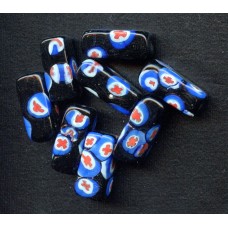 VINTAGE VENETIAN BLACK  MILLEFIORI's