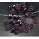 VINTAGE AMETHYST FACETED RONDELLS