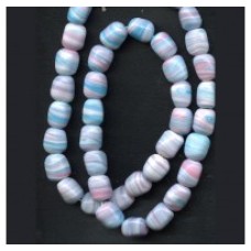 VINTAGE PINK, WHITE AND BLUE COTTON CANDY SWIRLS