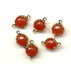 VINTAGE BRASS FILIGREE CONNECTORS