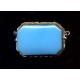 VINTAGE 1920's CENTERPIECE CLASP AQUA