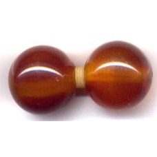 VINTAGE CARAMEL BAKELITE SCREW CLASP