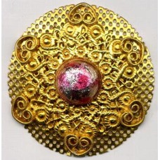 VINTAGE FILIGREE & VENETIAN FOIL STONE