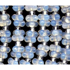 VINTAGE OPALESCENT 5 STRAND NECKLACE