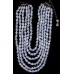 VINTAGE OPALESCENT 5 STRAND NECKLACE