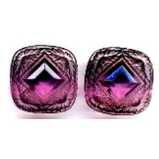 VINTAGE AMETHYST DECO STONES