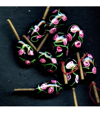 VINTAGE VENETIAN FLORAL KNOBS