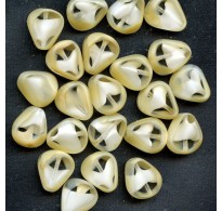 VINTAGE TRIANGLE SLICE BEADS