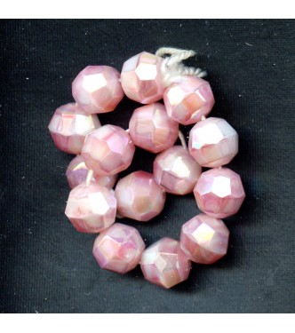 LOVELY VINTAGE PINK LUSTER BEADS