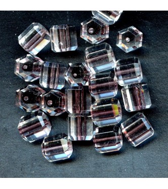 VINTAGE FACETED CYLINDERS