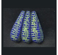 EGYPTIAN REVIVAL COBALT PENDANT BEADS