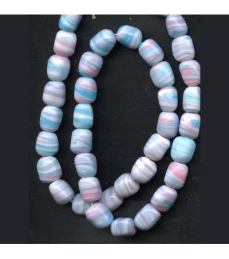 VINTAGE PINK, WHITE AND BLUE COTTON CANDY SWIRLS