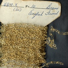 LOVELY VINTAGE BRASS FILAGREE CHAIN