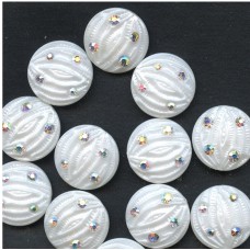 VINTAGE LUCITE AND RHINESTONE PANCAKES