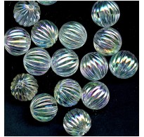 VINTAGE LUCITE IRIDESCENT GLOBES