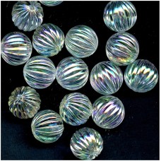 VINTAGE LUCITE IRIDESCENT GLOBES