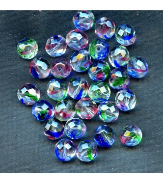 VINTAGE MULTICOLORED GIVRE BEADS