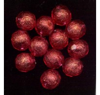 VINTAGE LUCITE FACETED RASPBERRY BALLS