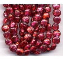 VINTAGE RASPBERRY FOIL LENTILS WOW!