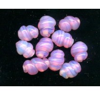 VINTAGE PINK GLOWING OPALESCENT CURLS