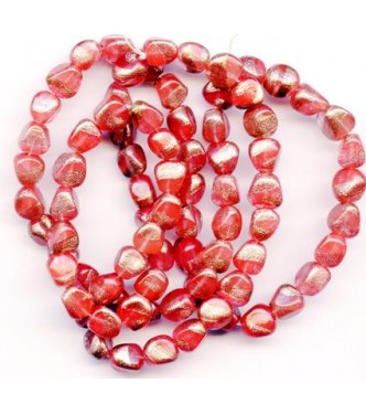 VINTAGE VENETIAN PINK CORAL & AVENTURINE