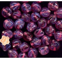 VINTAGE RASPBERRY OPALESCENT SWIRLS