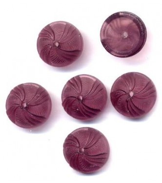 ART NOUVEAU FROSTED PATTERNED CAPS