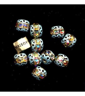 VINTAGE AUSTRIAN RHINESTONE BEADS