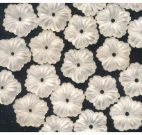 VINTAGE FROSTED GLASS FLOWERS