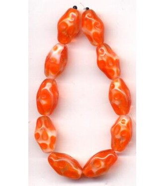 GORGEOUS VINTAGE SPOTTED ORANGE GIVRES