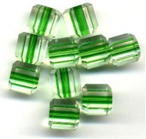 VINTAGE EMERALD FACETED SPARKLERS