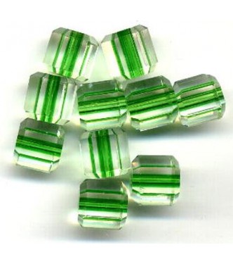 VINTAGE EMERALD FACETED SPARKLERS