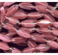 VINTAGE WG PINK GIVRE FOCAL BEADS