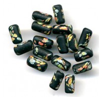 VINTAGE JAPAN FROSTED BLACK MILLIES