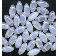 VINTAGE CZECH OPALESCENT 2 HOLE BEADS