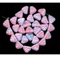 VINTAGE WG PINK & BLUE DROP BEADS