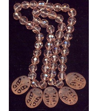 VINTAGE ROSELIN BEADS & PENDANTS