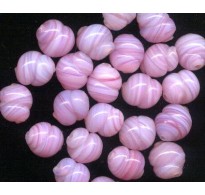 VINTAGE PINK OPALESCENT JUMBO SNAILS