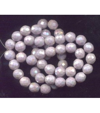 PALE LILAC VINTAGE LUSTER BEADS