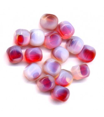 VINTAGE OPALESCENT WINDOW BEADS