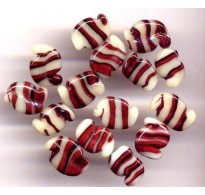 VINTAGE JAPAN TIGER STRIPE LAMPWORK