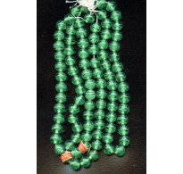 VINTAGE JAPANESE CHERRY BRAND EMERALD GREEN BEADS